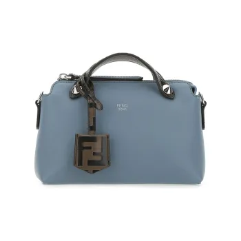 FENDI By The Way Series Calfskin Crossbody One Shoulder Handbag Mini Women's Blue
