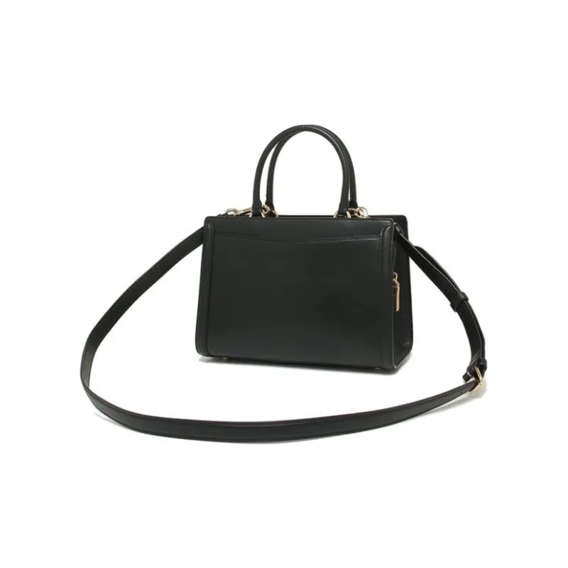 COACH Zoe Calfskin Small Square Bag Lockhead Bag Handbag Shoulder Bag Crossbody Bag Medium Size Women's Black-2