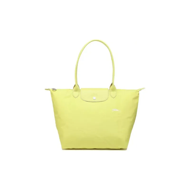 LONGCHAMP Le Pliage Sheepskin Crossbody Handbag, Shoulder Bag Women's Yellow-0
