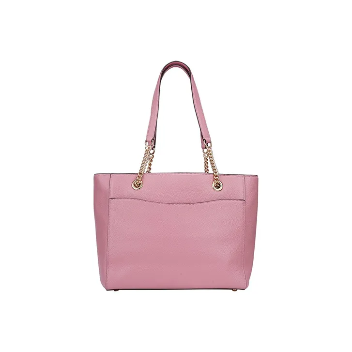 COACH Marlie Leather Tote Bag Shopping Bag Handbag Shoulder Bag Large Size Women's Pink-2
