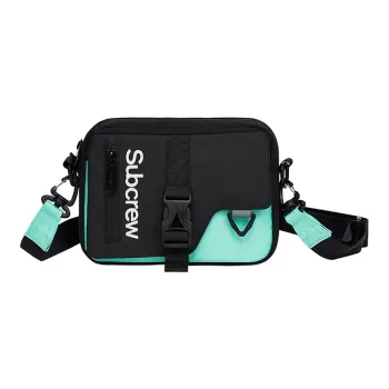 Subcrew Polyester Shoulder Bag, Crossbody Bag Regular Unisex Light Green