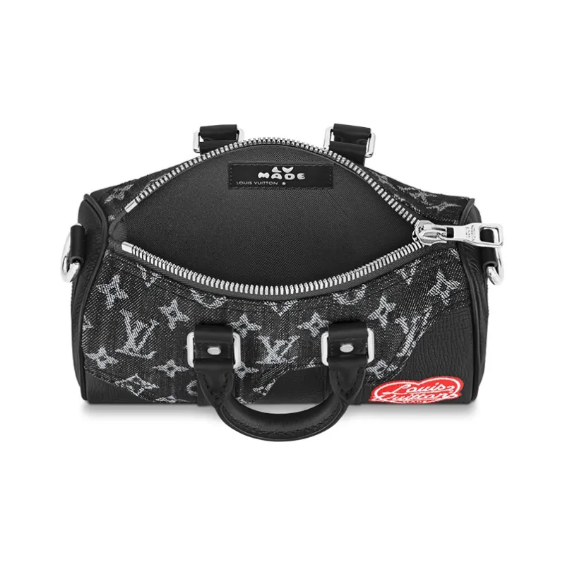 LOUIS VUITTON X Nigo Keepall Xs Monogram Black-3