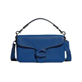 COACH Tabby Cow Leather Multifunctional Dual Purpose Waist Bag, Handbag, Crossbody Bag Tubas Men's Royal Blue
