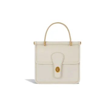 COACH Willis Cow Leather Handbag Crossbody Bag Small Size Women's Distressed White