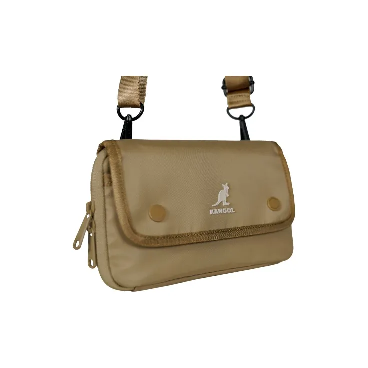 KANGOL Kangaroo Polyester Envelope Bag Crossbody Bags Regular Unisex Khaki-0