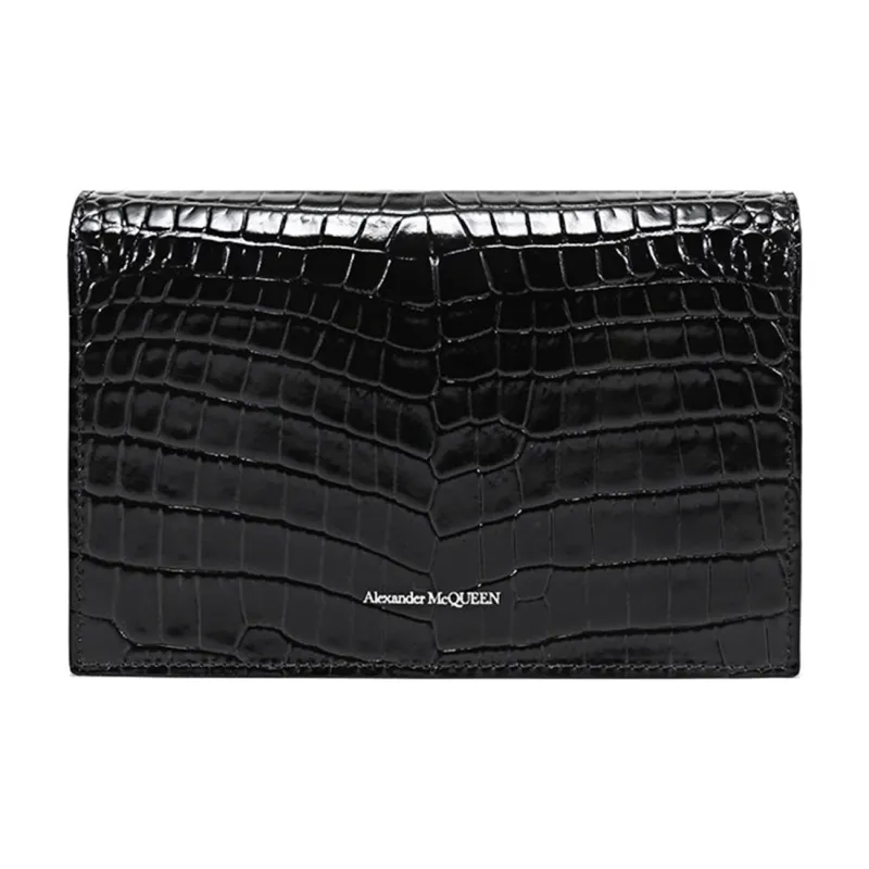 Alexander McQueen Skull Embossed Crossbody Bag-3