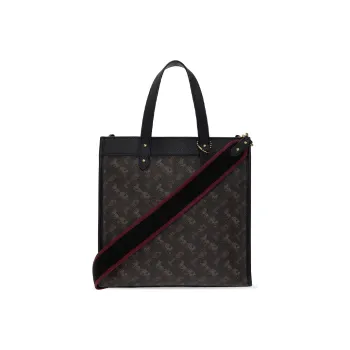 Coach Field Horse And Carriage Print Tote Bag