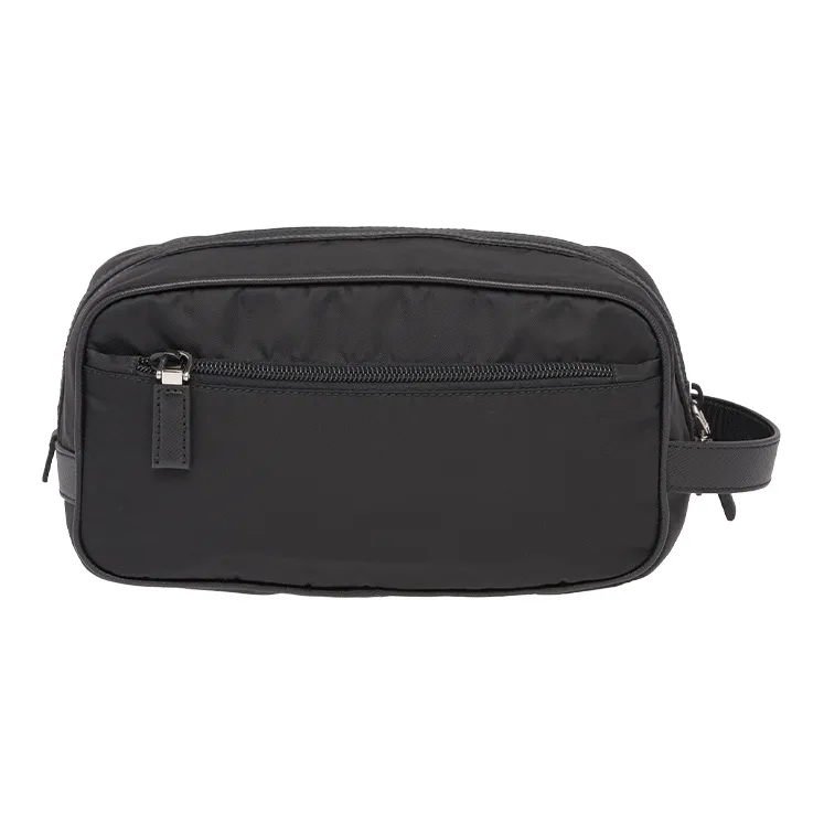 PRADA Nylon Toiletry Bag Unisex Black-2
