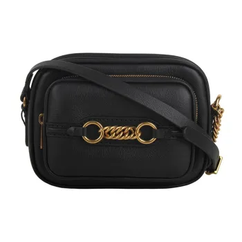 Burberry Calfskin Camera Bag Shoulder Bag Crossbody Bag Women's Black