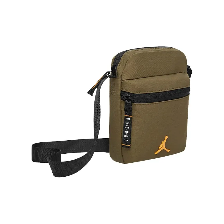 Jordan Polyamide Crossbody Bags Shoulder Bags Unisex Olive Green-1