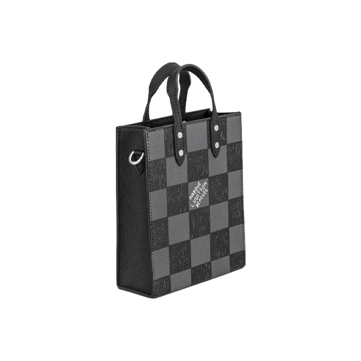 LOUIS VUITTON Sac Plat Xs Graphite Black-2