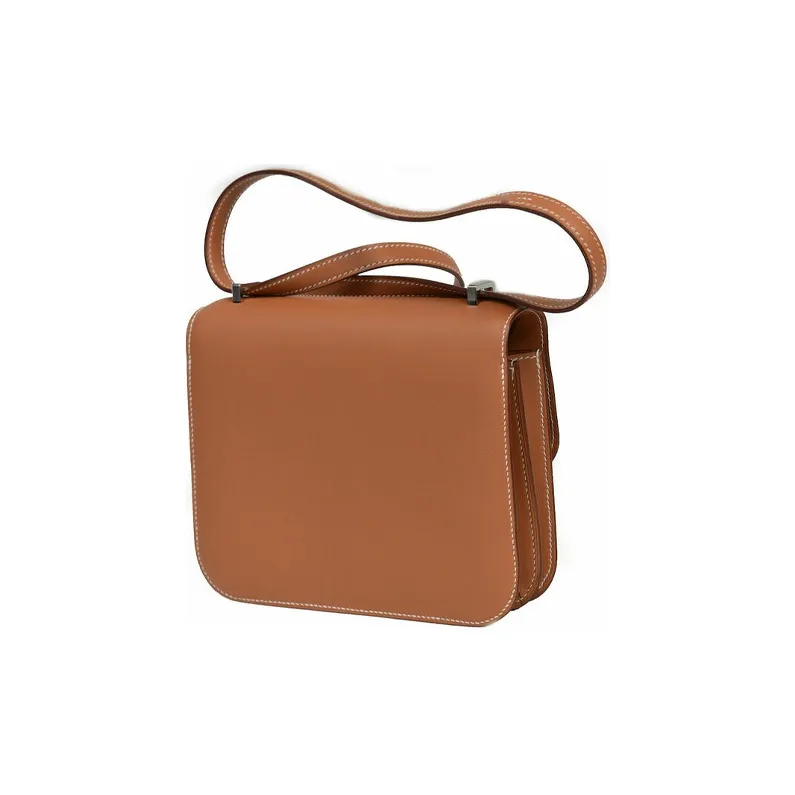 HERMES Constance Swift Calfskin Handheld Crossbody Bag, Shoulder Bag Women's-2