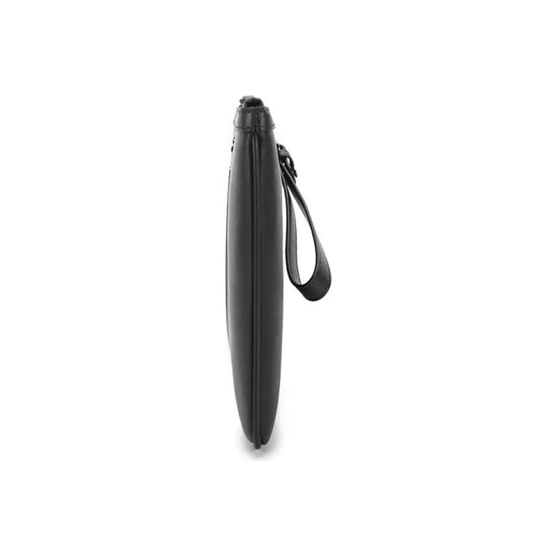 BALLY Cow Leather Coin Purse Clutch Regular Men's Black-2