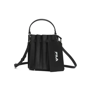 FILA PU Crossbody Bag Shoulder Bag Regular Women's Jet Black