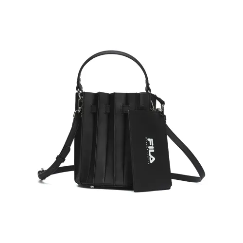 FILA PU Crossbody Bag Shoulder Bag Regular Women's Jet Black