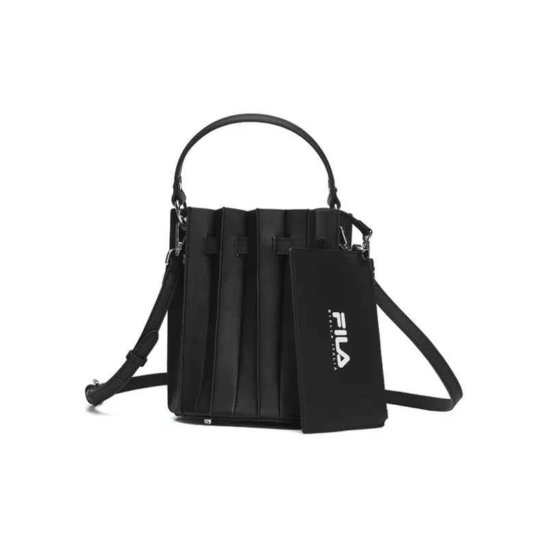 FILA PU Crossbody Bag Shoulder Bag Regular Women's Jet Black-0