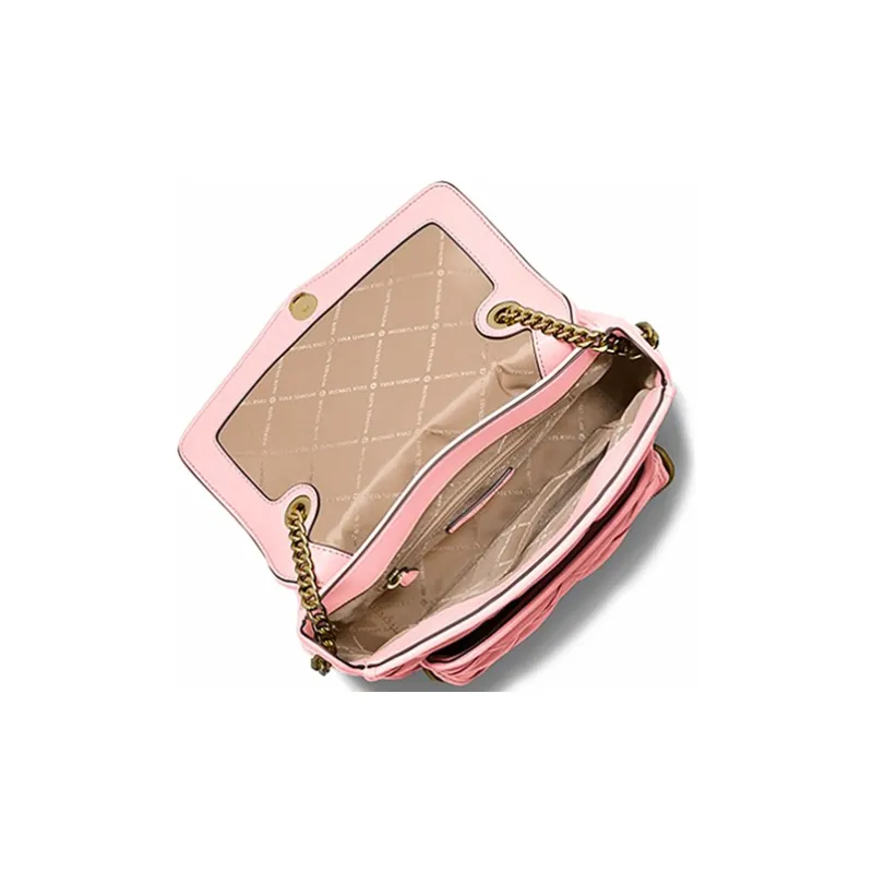 MICHAEL KORS Artificial Leather Crossbody Bag Shoulder Bag Large Size Women's Pink-2
