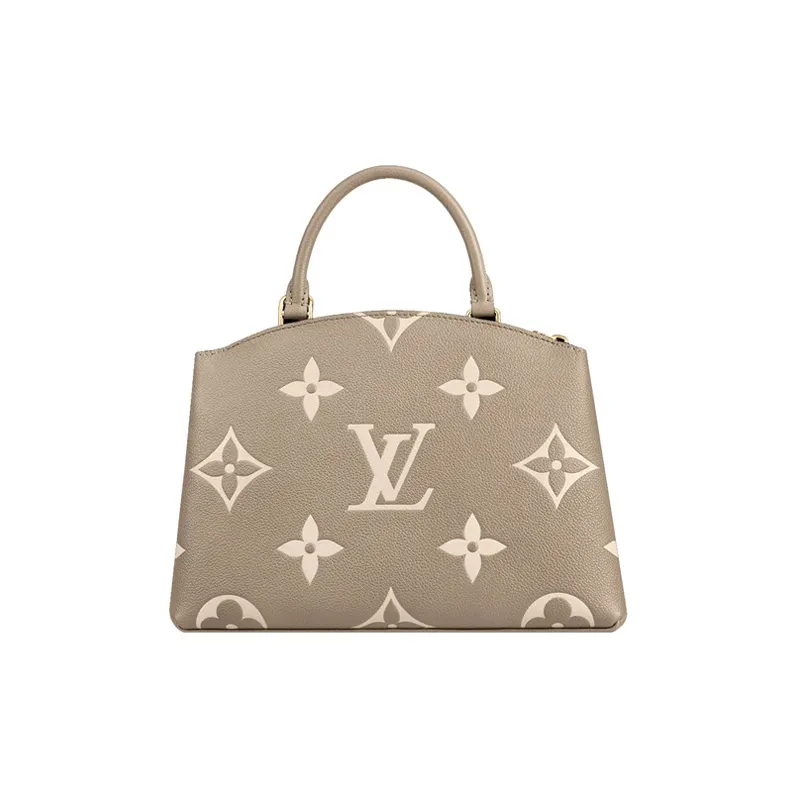 LOUIS VUITTON Petit Palais Empreinte Leather Dove/Cream-1