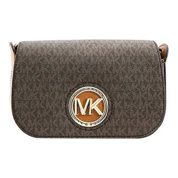 MICHAEL KORS Samira Leather Shoulder Bag Crossbody Bag Regular Women's Umber & Brown