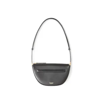 Burberry Olympia Calfskin Shoulder Bag Crossbody Bag Handbag Mini Women's Black
