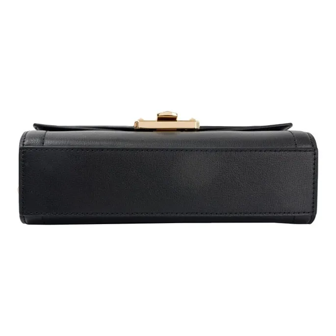MICHAEL KORS Kinsley Cow Leather Handbags Crossbody Bags Women's Black-3