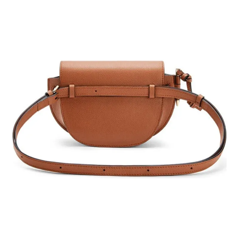 LOEWE Gate Calfskin Bowknot Bag, Crossbody Bag, Shoulder Bag Mini Women's Caramel/Brown-5