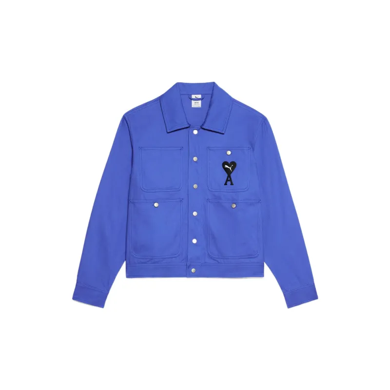 Amiparis X PUMA AMIPARIS Jackets Men Blue XL - POIZON