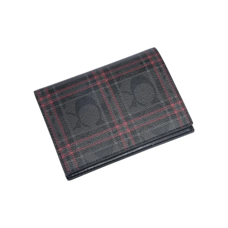 COACH Passport Case Passport Holders Black-2