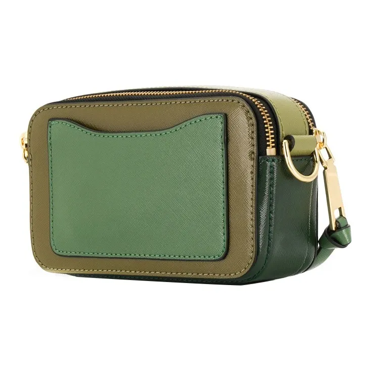 MARC JACOBS Leather Camera Bag Shoulder Bag Crossbody Bag Women's Matcha Green-1