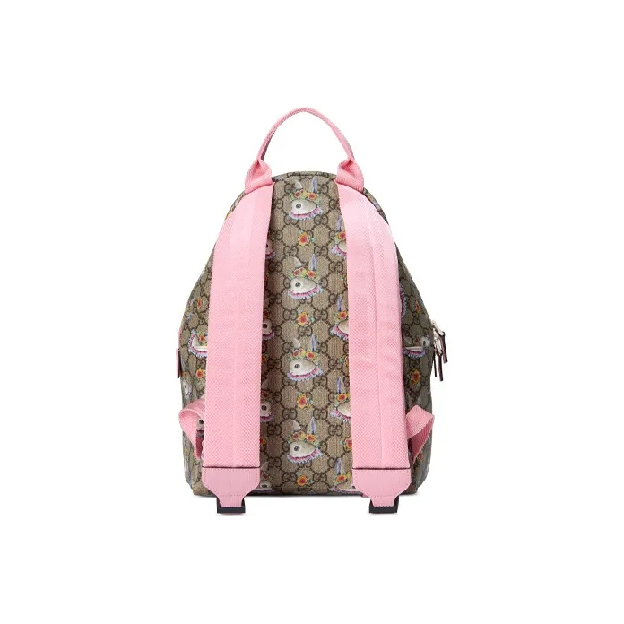 GUCCI Yuko Higuchi Yuko Higuchi Co-Branded Fabric Kids' Backpacks Kids' Ebony/Pink-3