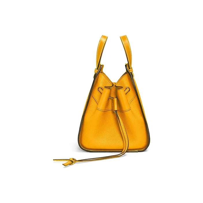 LOEWE Hammock Grained Calfskin Hammock Bag Crossbody Bag Shoulder Bag Mini Women's Sunflower-2