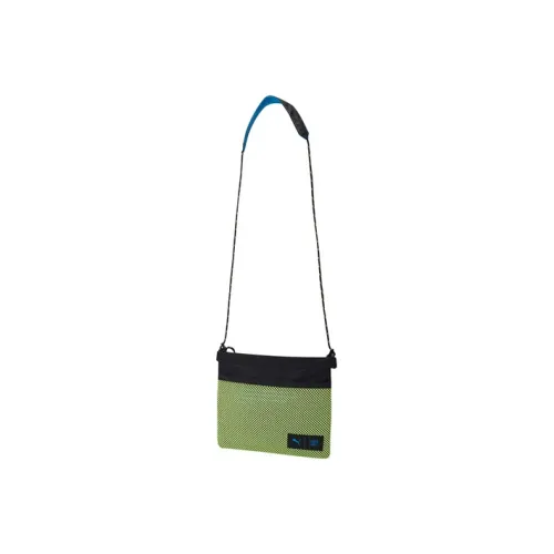 PUMA First Mile Is A Recyclable And Eco-friendly Series Shoulder Bags Black/Bright Yellow