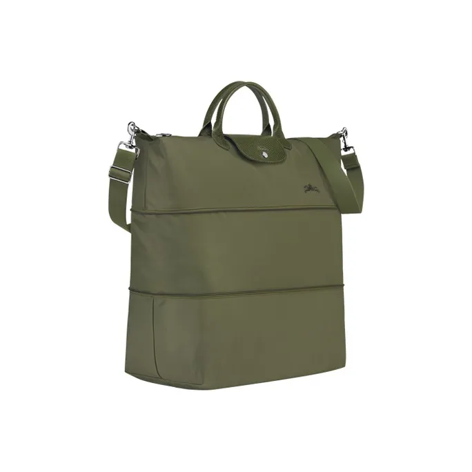 LONGCHAMP Le Pliage Green Canvas Bag Travel Bag Men's-1