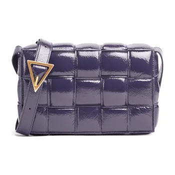 Bottega Veneta Padded Cassette Intrecciato Raisin