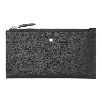MONTBLANC Leather Clutch Mini Men's Black