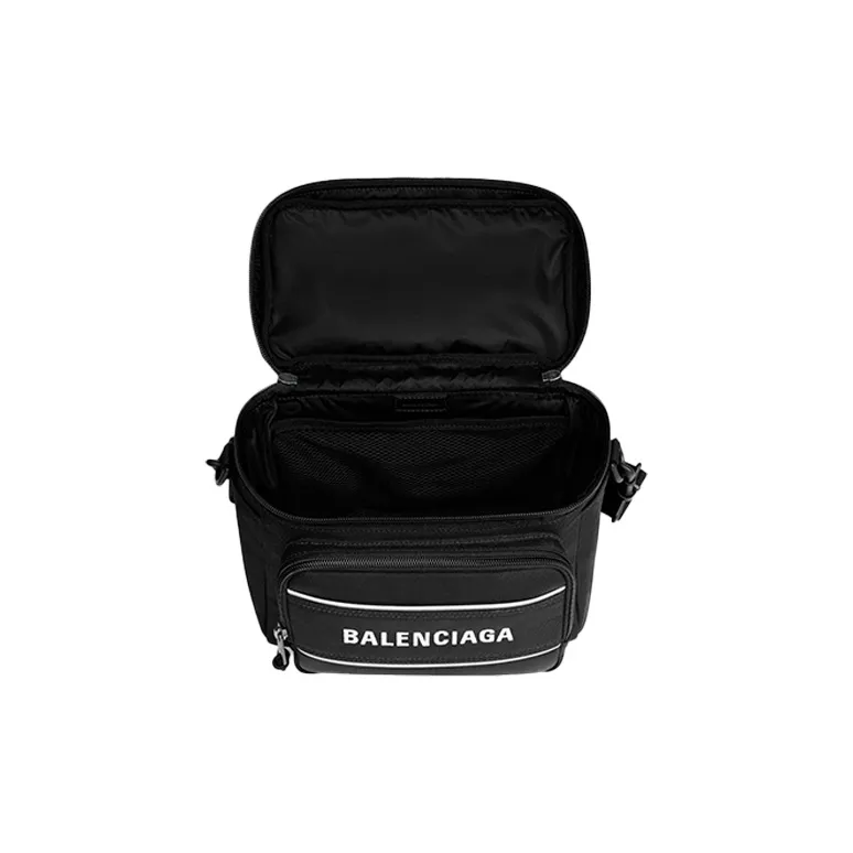 Balenciaga Nylon Fabric Camera Bags Crossbody Bags Unisex Black-2