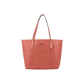 COACH City PVC Tote Bag, Handbag, Shoulder Bag Tubas Women's Pink