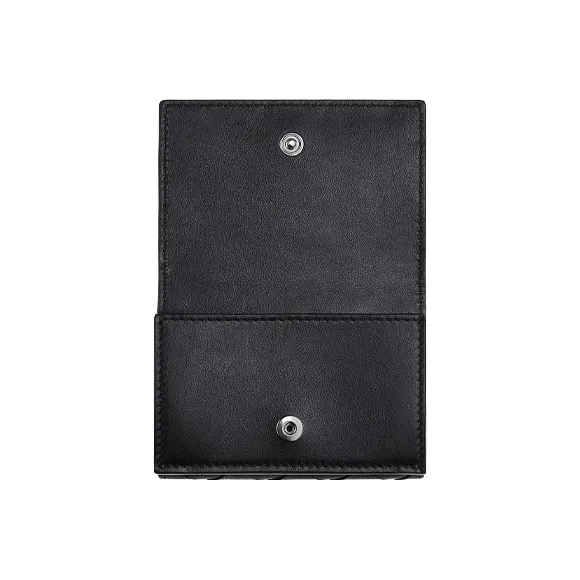 Bottega Veneta Leather Wallet Men's Black-2