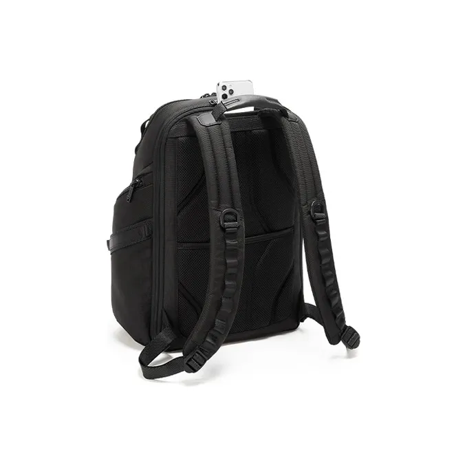 TUMI Alpha Bravo Ballistic Nylon Backpack Men's Black-4