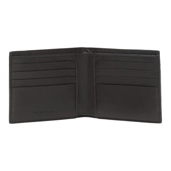 Bottega Veneta Intreccaito Bifold Wallet Black-3