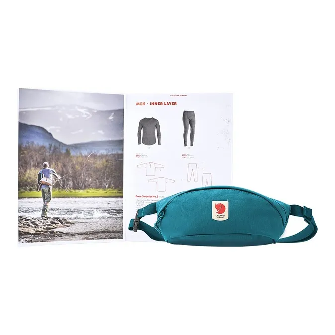 Fjallraven Polyamide One Shoulder Crossbody Fanny Pack Sling Bags Regular Unisex Peacock Green-4