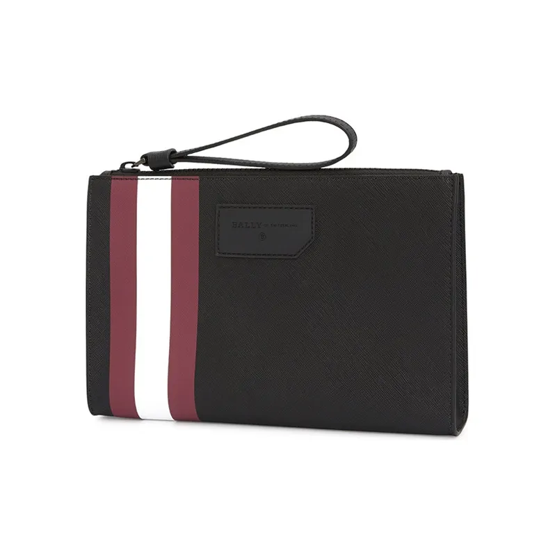 BALLY Artificial Leather Clutch Regular Men's Black-1
