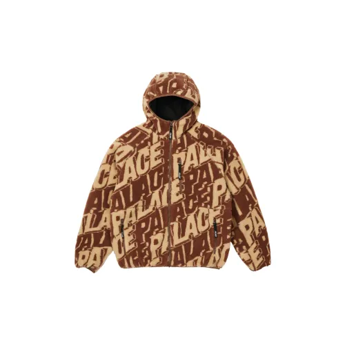 PALACE Jacquard Fleece Hooded Jacket 