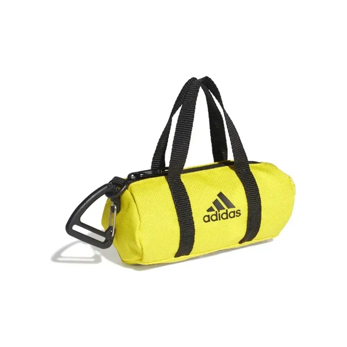 Adidas Polyester Key Pouch Coin Purse Mini Unisex Neon Yellow-1