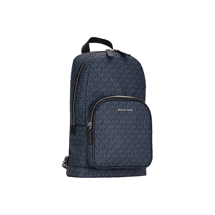 MICHAEL KORS MICHAEL KORS Luggage Collection Canvas Shoulder Bags Fanny Pack Sling Bags Men's Navy-1