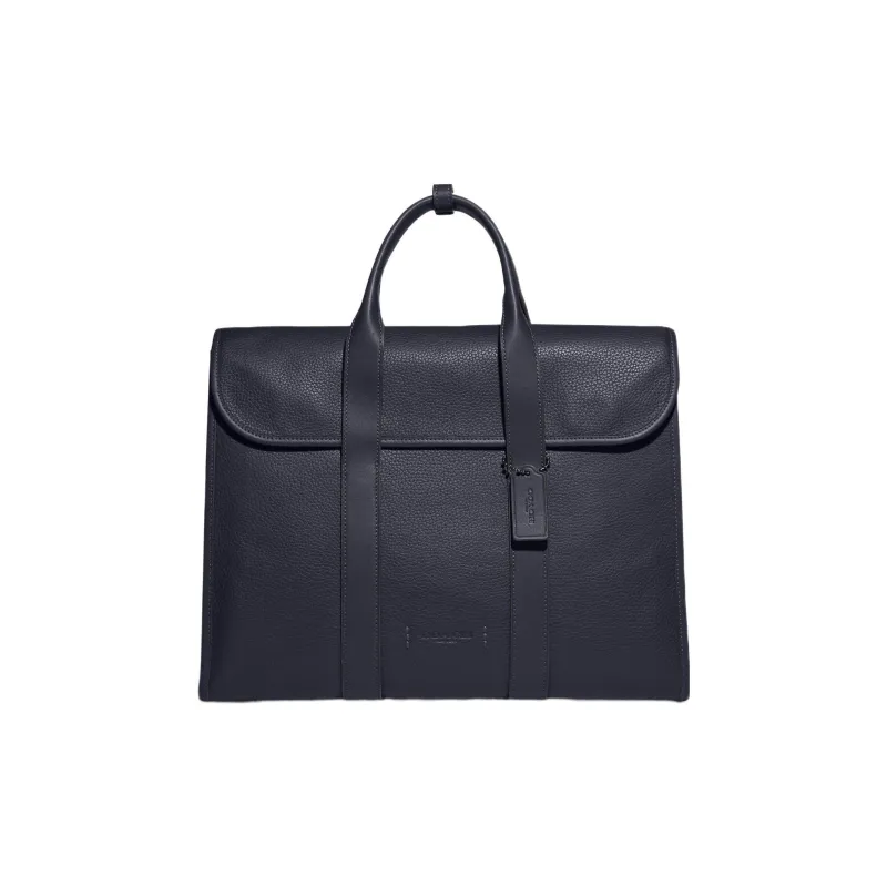 COACH Graham Leather Laptop Bags Briefcases Large Size Men's Dark Marine Blue-0