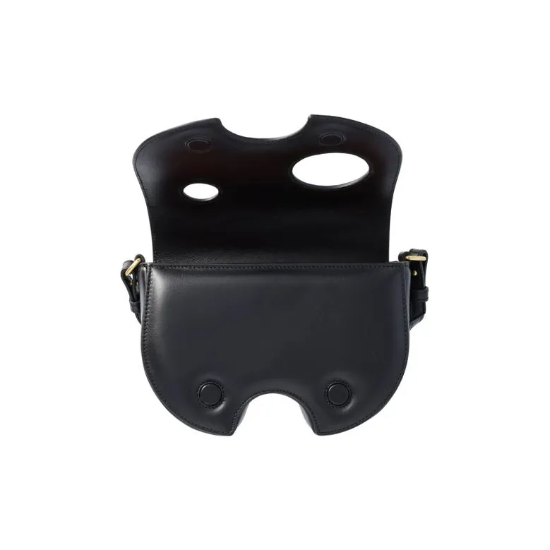 OFF WHITE Leather Card Holder Women's Black-4