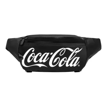 Coca Cola Nylon Fabric Shoulder Bag, Crossbody Bag, Sling Bag, Fanny Pack Regular Unisex Black/Red