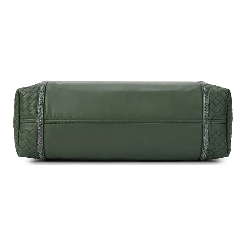Bottega Veneta Leather Handbag Women's Green-3
