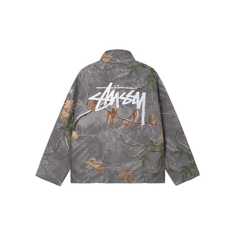 Our Legacy X Stussy Jackets Men Camouflage Gray-1